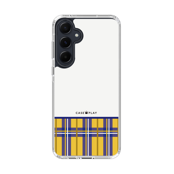 スリムプロテクションケース［ CASEPLAY Tartan Check - Yellow ］