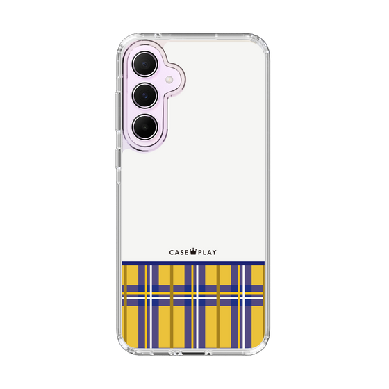 スリムプロテクションケース［ CASEPLAY Tartan Check - Yellow ］