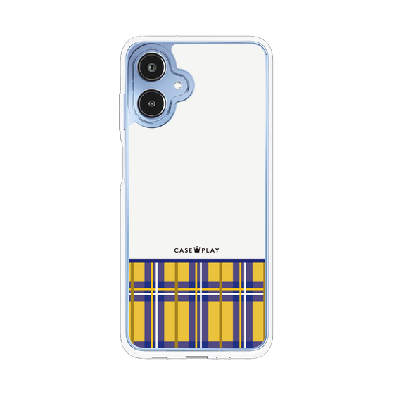 スリムプロテクションケース［ CASEPLAY Tartan Check - Yellow ］