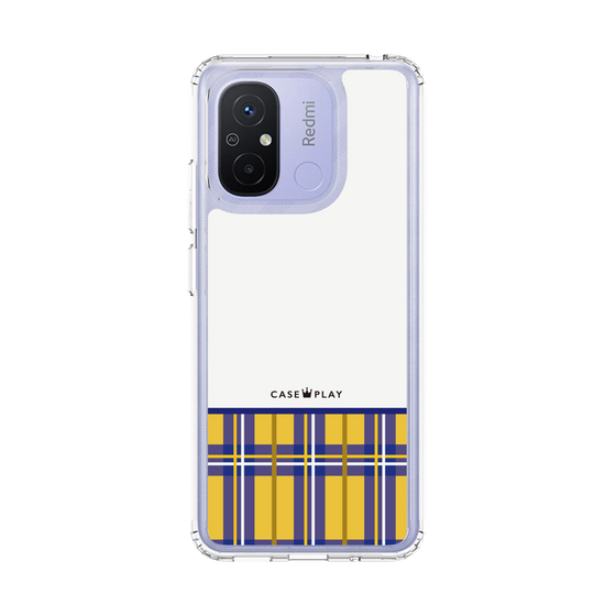 スリムプロテクションケース［ CASEPLAY Tartan Check - Yellow ］