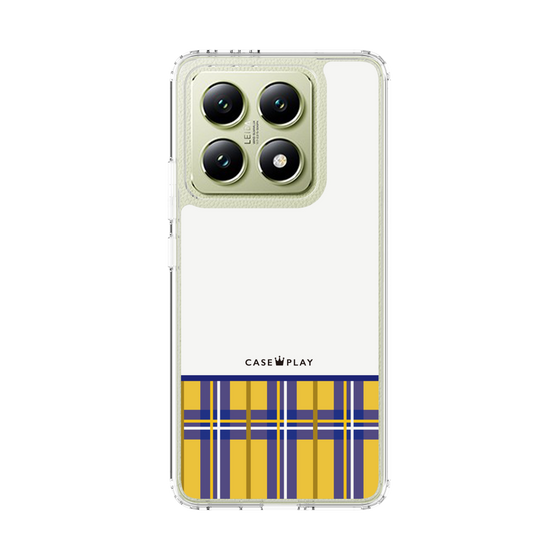 スリムプロテクションケース［ CASEPLAY Tartan Check - Yellow ］