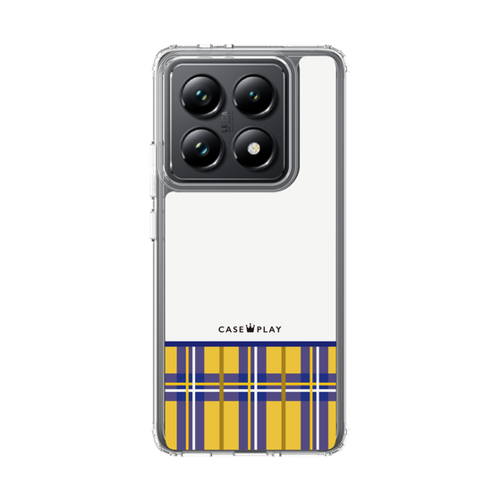 スリムプロテクションケース［ CASEPLAY Tartan Check - Yellow ］