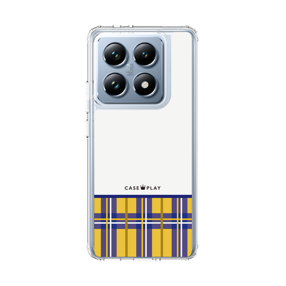 スリムプロテクションケース［ CASEPLAY Tartan Check - Yellow ］