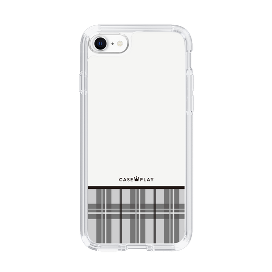 スリムプロテクションケース［ CASEPLAY Tartan Check - Gray ］