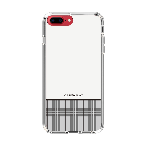 スリムプロテクションケース［ CASEPLAY Tartan Check - Gray ］