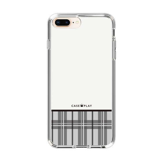 スリムプロテクションケース［ CASEPLAY Tartan Check - Gray ］