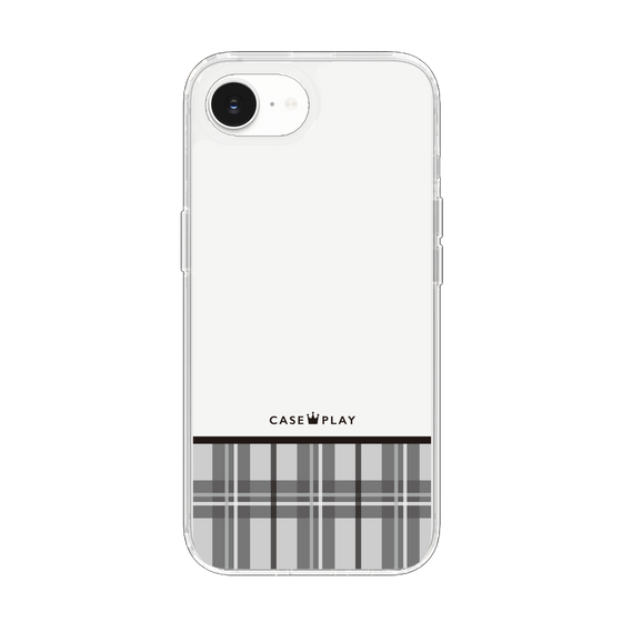 スリムプロテクションケース［ CASEPLAY Tartan Check - Gray ］