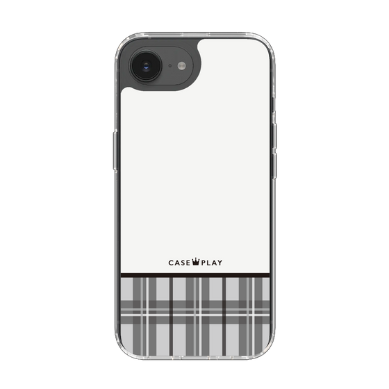 スリムプロテクションケース［ CASEPLAY Tartan Check - Gray ］