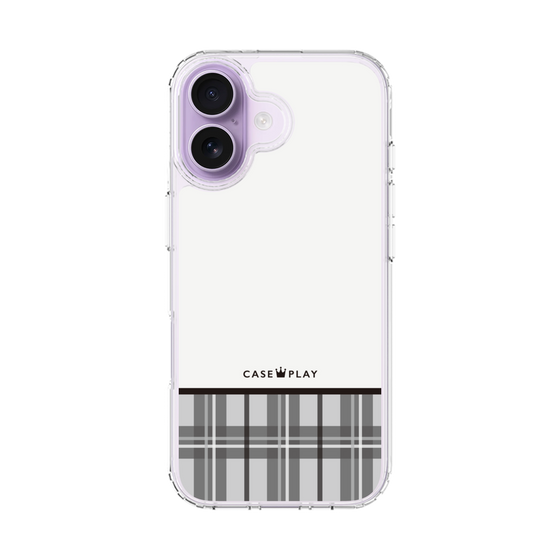 スリムプロテクションケース［ CASEPLAY Tartan Check - Gray ］