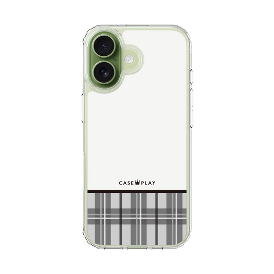 スリムプロテクションケース［ CASEPLAY Tartan Check - Gray ］