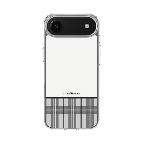 スリムプロテクションケース［ CASEPLAY Tartan Check - Gray ］