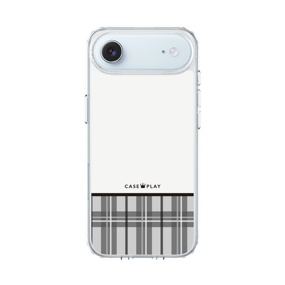 スリムプロテクションケース［ CASEPLAY Tartan Check - Gray ］