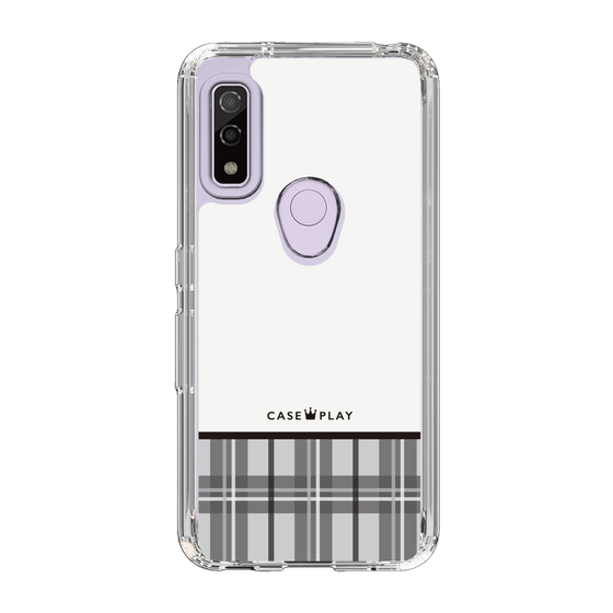 スリムプロテクションケース［ CASEPLAY Tartan Check - Gray ］