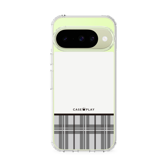 スリムプロテクションケース［ CASEPLAY Tartan Check - Gray ］