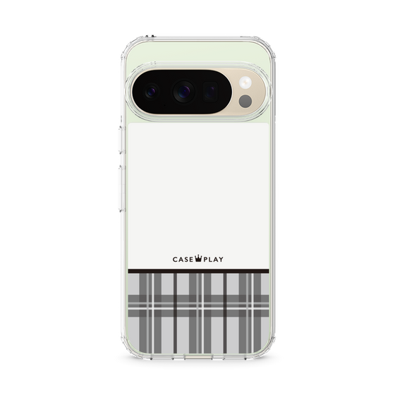 スリムプロテクションケース［ CASEPLAY Tartan Check - Gray ］