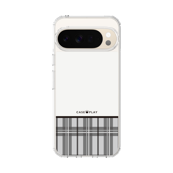 スリムプロテクションケース［ CASEPLAY Tartan Check - Gray ］