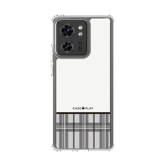 スリムプロテクションケース［ CASEPLAY Tartan Check - Gray ］