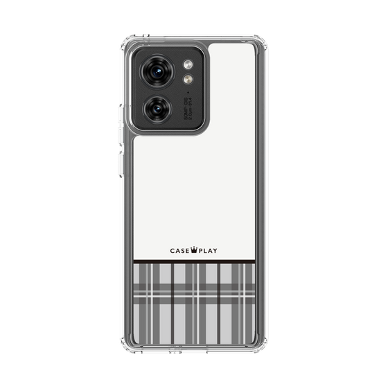 スリムプロテクションケース［ CASEPLAY Tartan Check - Gray ］