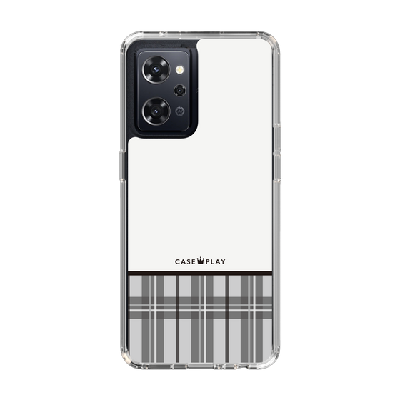 スリムプロテクションケース［ CASEPLAY Tartan Check - Gray ］