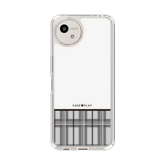 スリムプロテクションケース［ CASEPLAY Tartan Check - Gray ］
