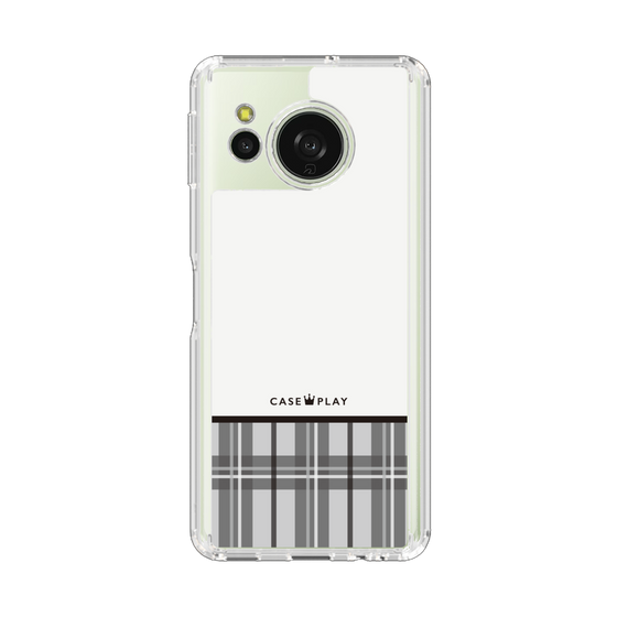 スリムプロテクションケース［ CASEPLAY Tartan Check - Gray ］