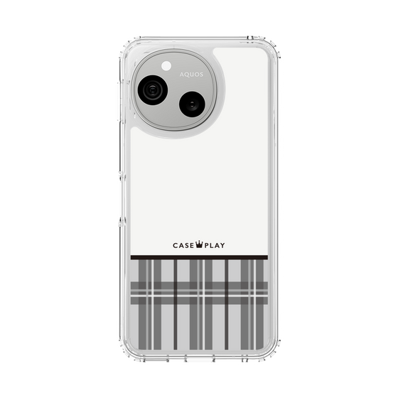 スリムプロテクションケース［ CASEPLAY Tartan Check - Gray ］
