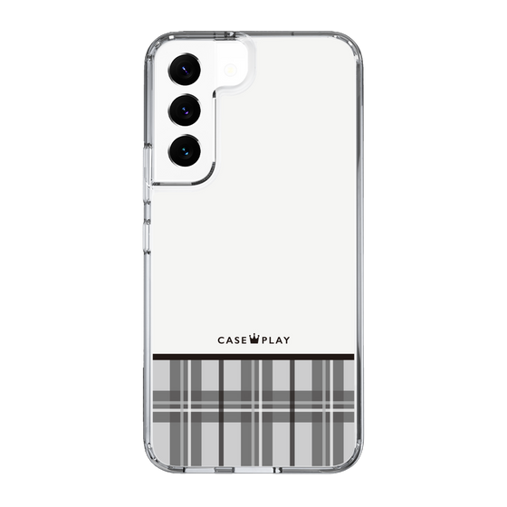 スリムプロテクションケース［ CASEPLAY Tartan Check - Gray ］