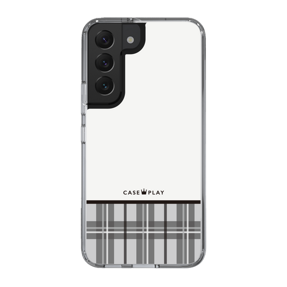 スリムプロテクションケース［ CASEPLAY Tartan Check - Gray ］