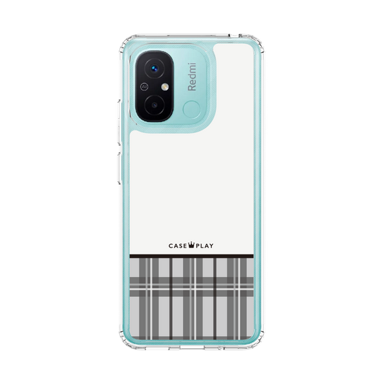 スリムプロテクションケース［ CASEPLAY Tartan Check - Gray ］