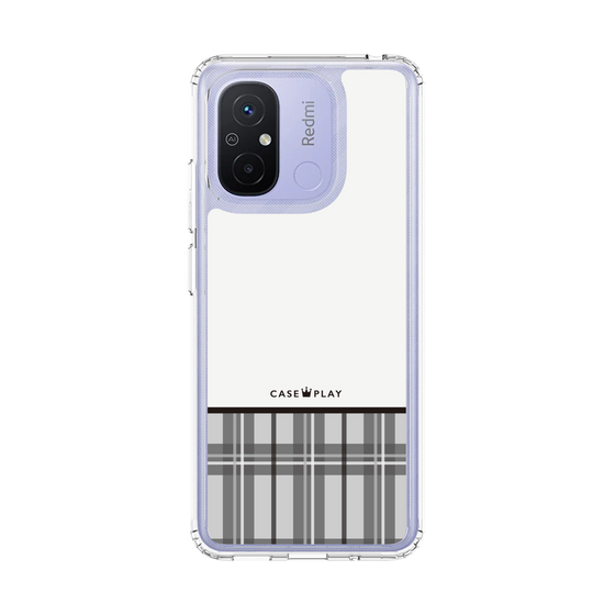スリムプロテクションケース［ CASEPLAY Tartan Check - Gray ］