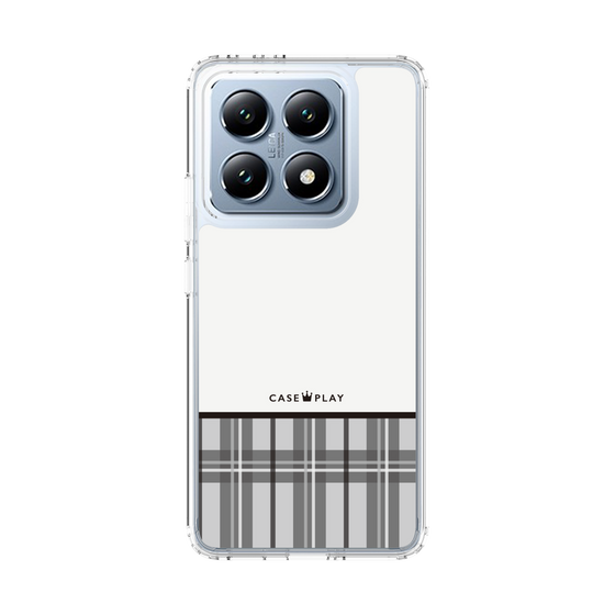 スリムプロテクションケース［ CASEPLAY Tartan Check - Gray ］