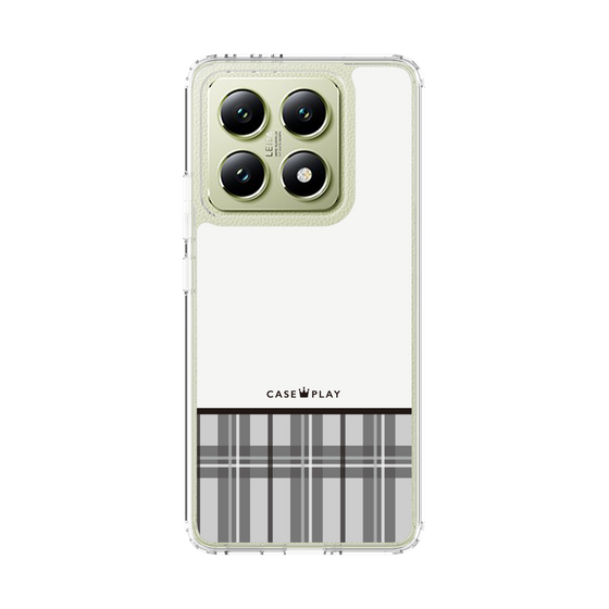 スリムプロテクションケース［ CASEPLAY Tartan Check - Gray ］