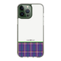 スリムプロテクションケース［ CASEPLAY Tartan Check - Purple ］