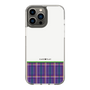 スリムプロテクションケース［ CASEPLAY Tartan Check - Purple ］