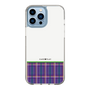 スリムプロテクションケース［ CASEPLAY Tartan Check - Purple ］