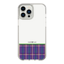 スリムプロテクションケース［ CASEPLAY Tartan Check - Purple ］