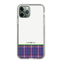 スリムプロテクションケース［ CASEPLAY Tartan Check - Purple ］