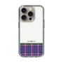 スリムプロテクションケース［ CASEPLAY Tartan Check - Purple ］