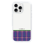 スリムプロテクションケース［ CASEPLAY Tartan Check - Purple ］