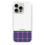 スリムプロテクションケース［ CASEPLAY Tartan Check - Purple ］