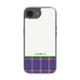 スリムプロテクションケース［ CASEPLAY Tartan Check - Purple ］