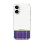 スリムプロテクションケース［ CASEPLAY Tartan Check - Purple ］