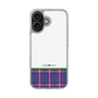 スリムプロテクションケース［ CASEPLAY Tartan Check - Purple ］