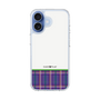 スリムプロテクションケース［ CASEPLAY Tartan Check - Purple ］