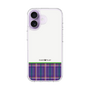 スリムプロテクションケース［ CASEPLAY Tartan Check - Purple ］