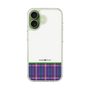 スリムプロテクションケース［ CASEPLAY Tartan Check - Purple ］