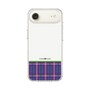 スリムプロテクションケース［ CASEPLAY Tartan Check - Purple ］