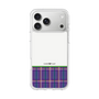 スリムプロテクションケース［ CASEPLAY Tartan Check - Purple ］