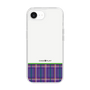 スリムプロテクションケース［ CASEPLAY Tartan Check - Purple ］