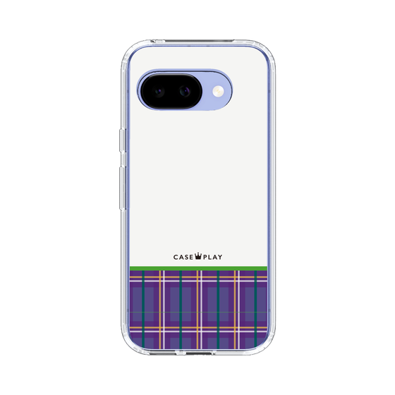 スリムプロテクションケース［ CASEPLAY Tartan Check - Purple ］